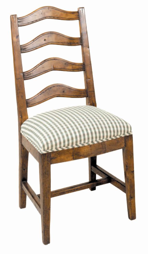 Guy Chaddock Melrose Custom Handmade Furniture CE0373S Country English Ladderback Dining Side